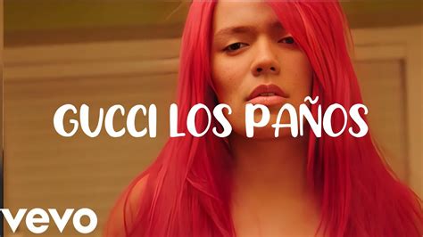 karol g gucci los panos letra|Gucci Los Paños .